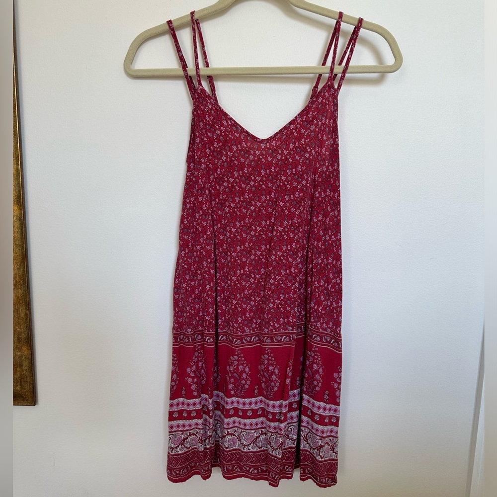 Red Floral Sundress